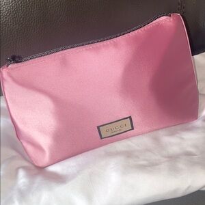 Gucci Pink Cosmetic Bag